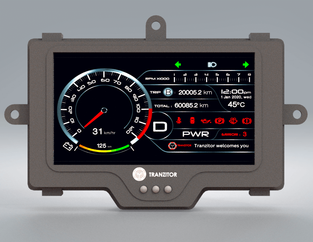 TFT based Digital Cluster
