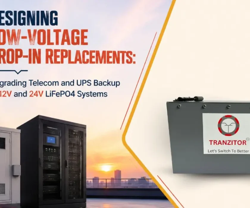 High-voltage industrial BESS rack displaying modular LiFePO4 cells and heavy-duty DC cabling